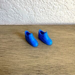 Blue Doll Shoes Plastic Sneakers Miniature Toy‎ Footwear Accessories